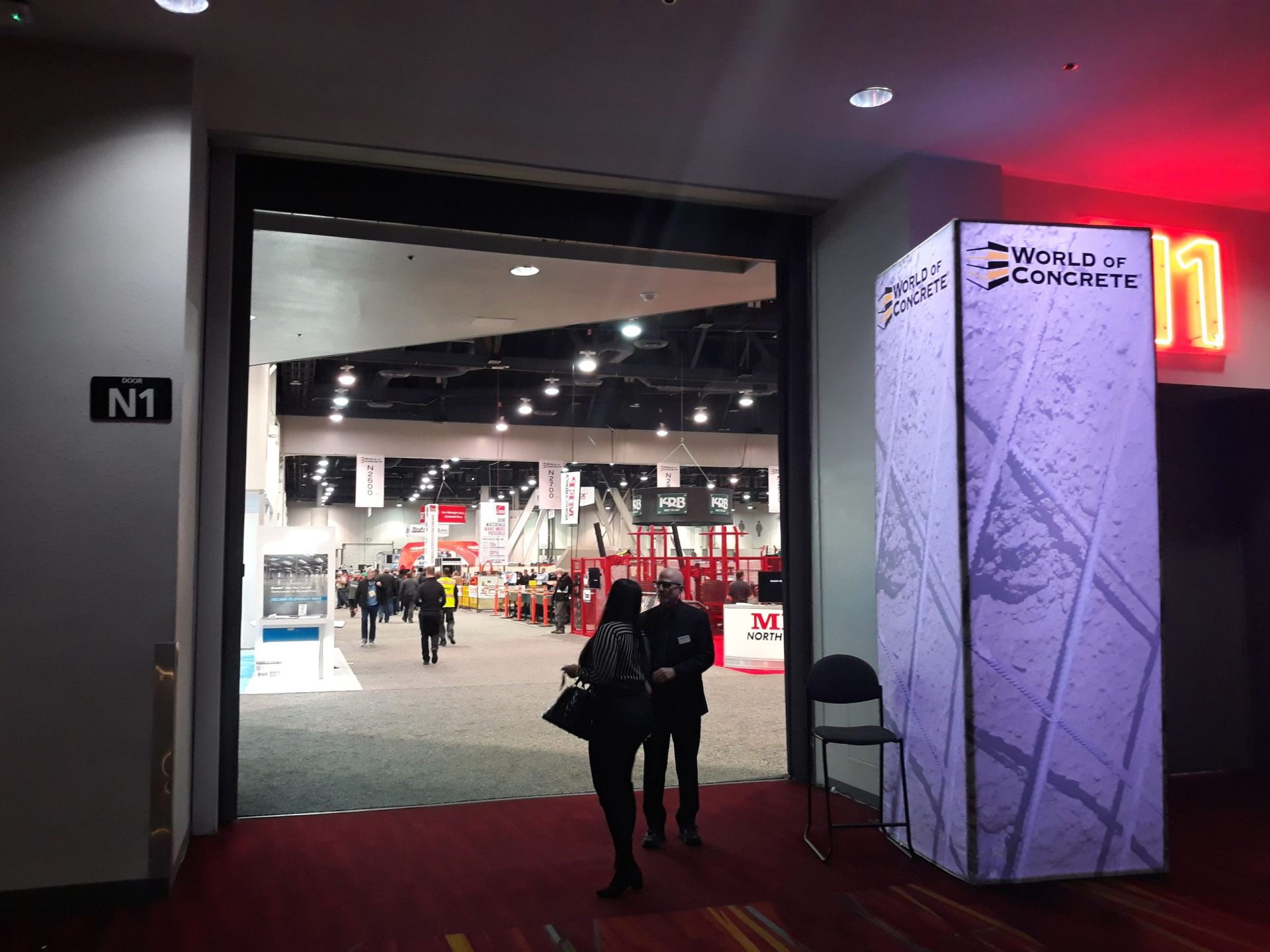 라스베가스 World of Concrete 2019 입구